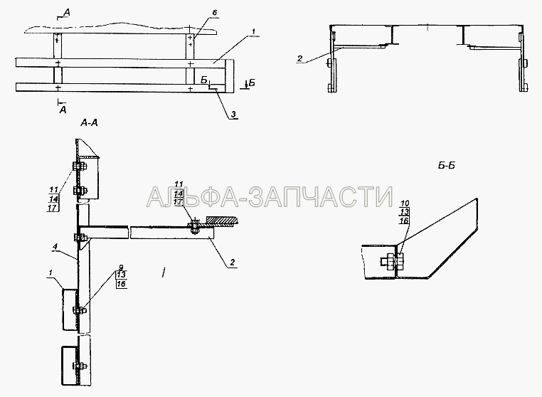 Установка боковой защиты 9334-2801510  