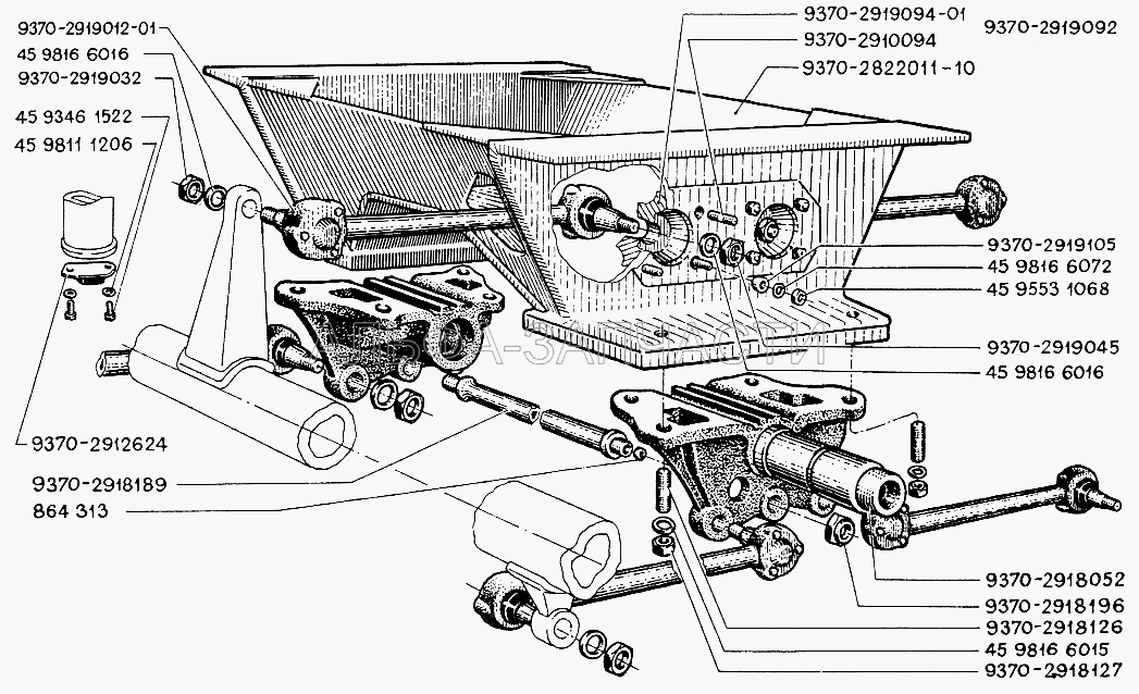 Подвеска (853518-П29 Гайка М27х1,5-6Н) 