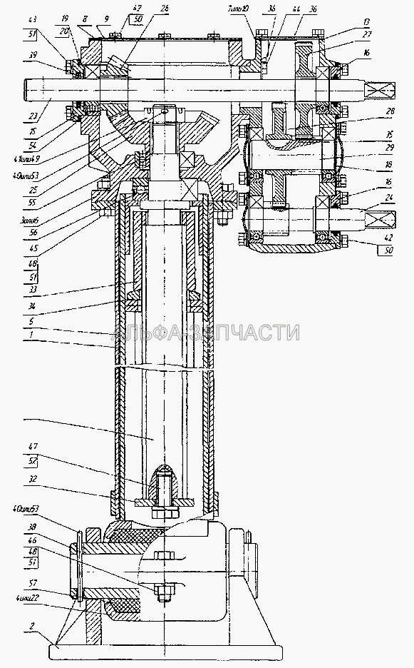 Опорное устройство правое 96741-2700036  