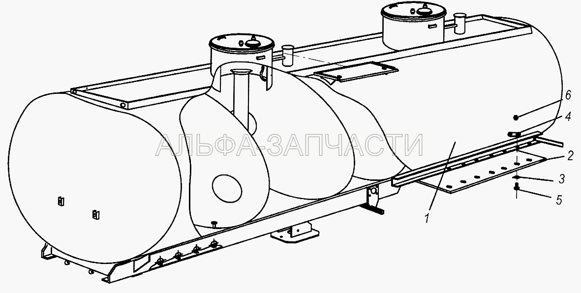 Корпус цистерны 96741-8513020, 96742-03-8513020  