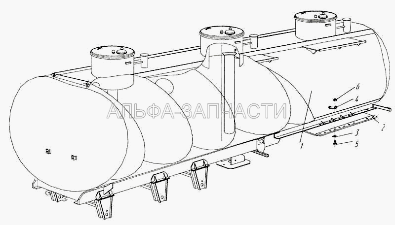 Корпус цистерны  