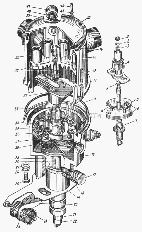 Распределитель Р102 (Рис. 111)  