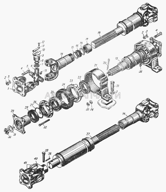 Привод лебедки (Рис. 133)  