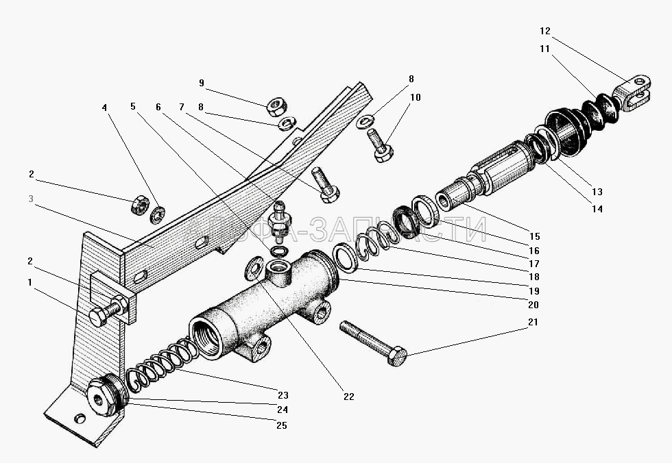 Цилиндр гидравлический  