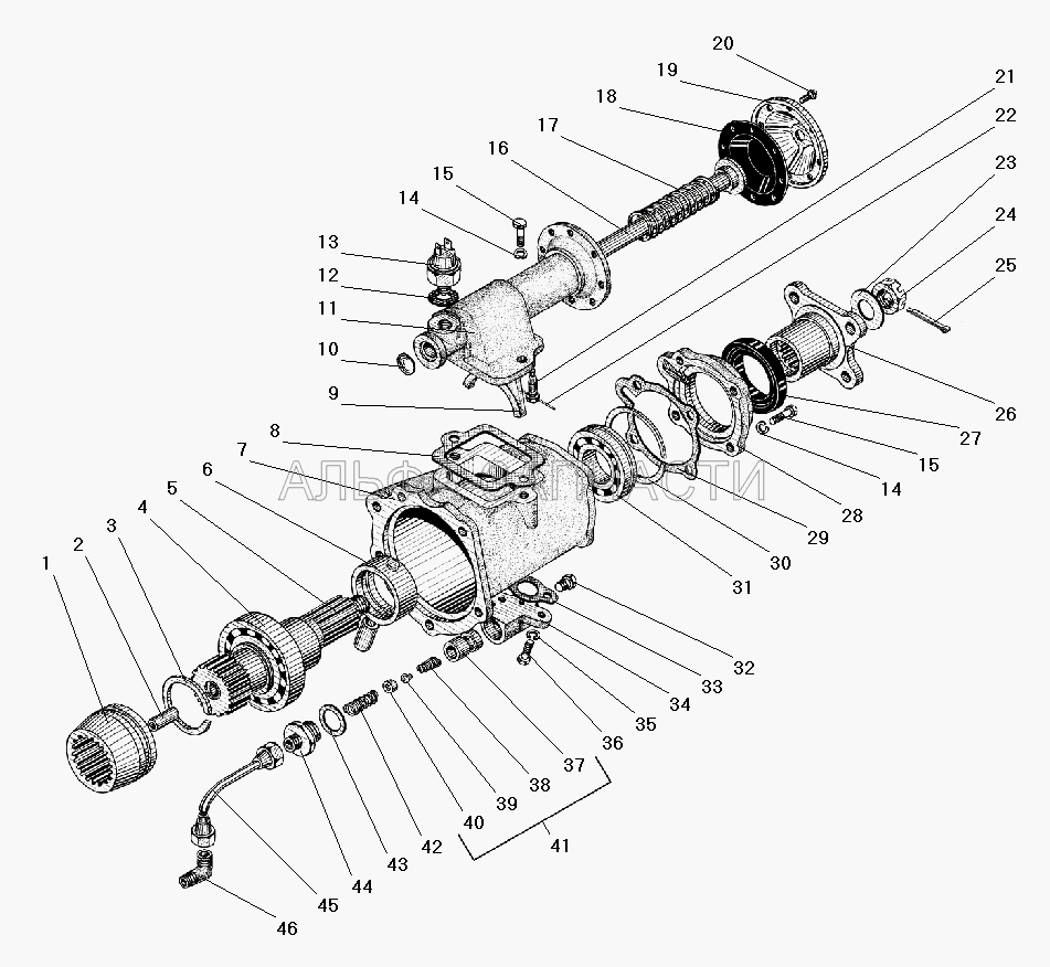 Коробка дополнительного отбора мощности (ВК403А-3716000 Выключатель) 