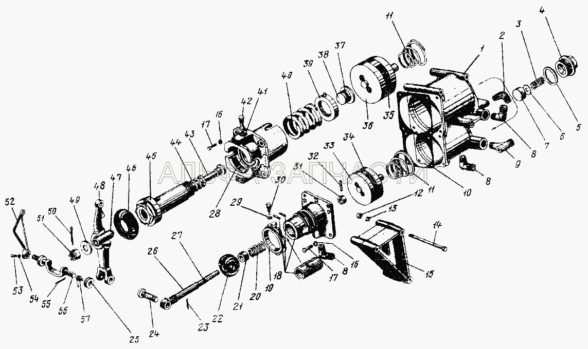 Кран тормозной  