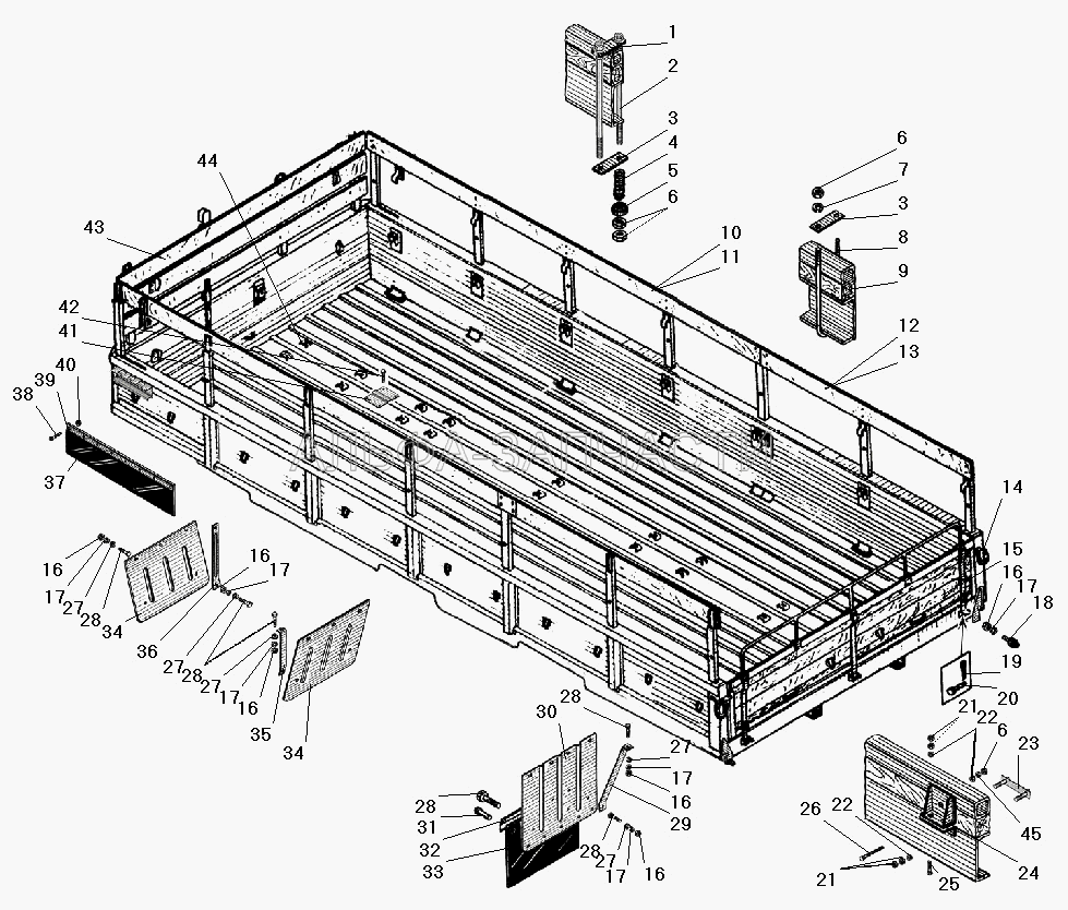 Платформа (201454-П29 Болт М8-6gх16) 