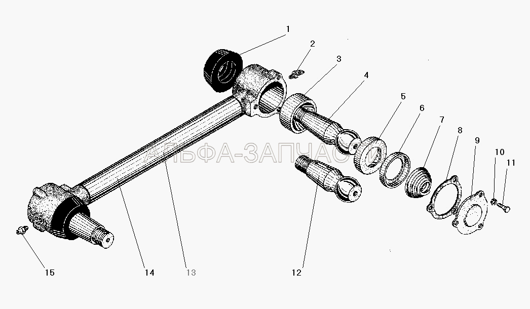 Реактивная штанга (264020-П29 Масленка 1.3) 