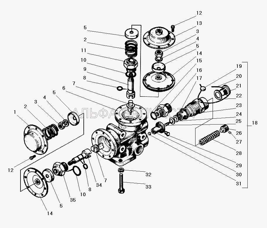 Кран управления II  