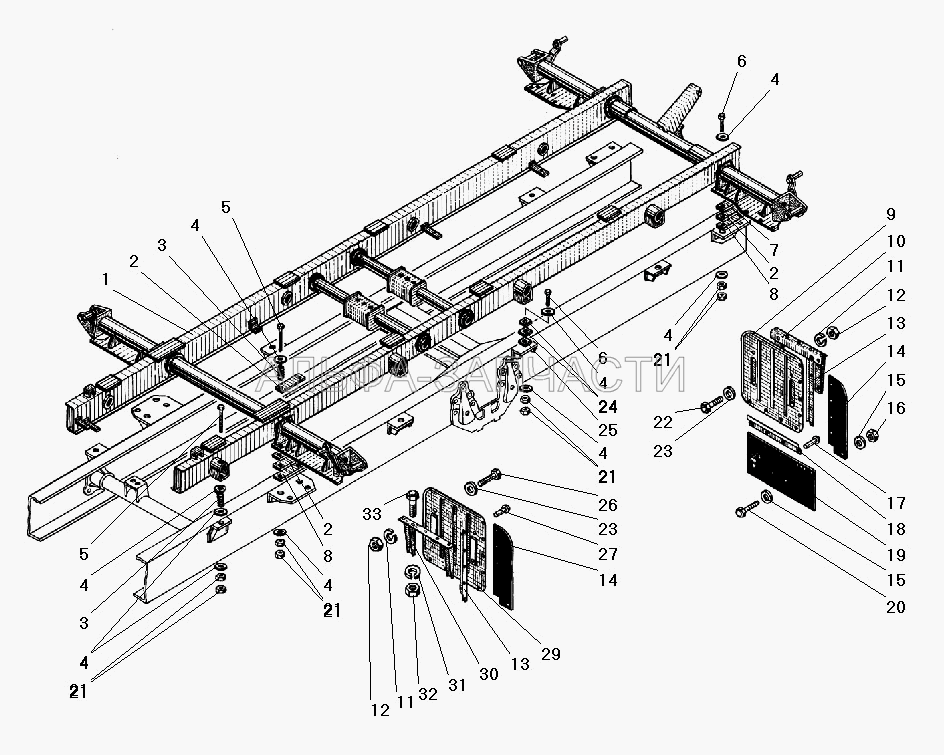 Надрамник (250508-П29 Гайка М6-6Н) 