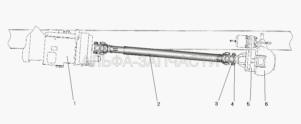 Карданная передача (251648/00 Гайка М14х1,5-6Н) 