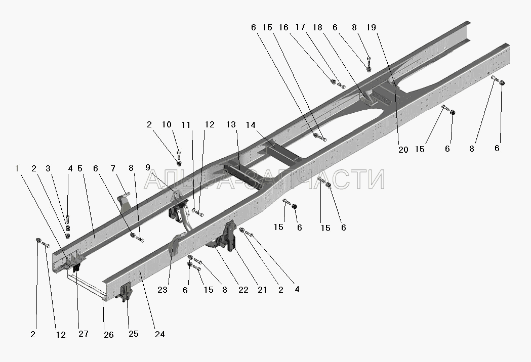 Рама (853528 Гайка М20х1,5-6Н) 