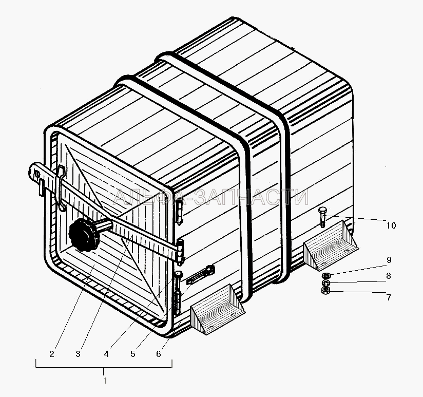 Установка инструментального ящика (252038-П29 Шайба 8,5) 