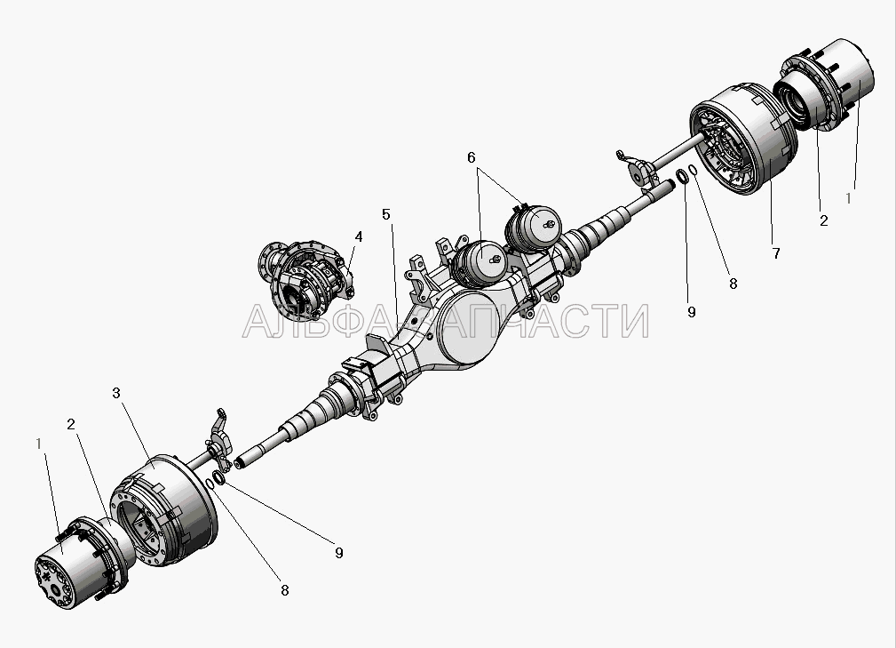 Мост задний (5S2400010E260A)  