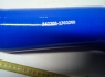 543208-1303260 Патрубок радиатора (L-457 мм, D-70 мм)  кривой силикон синий