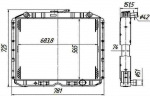 5323Я-1301010-13 Радиатор охлаждения УРАЛ дв. ЯМЗ (4-х рядный)(размер 720х783х92) ШААЗ
